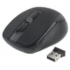 Image de Souris Sans Fils Universelle Optique 2600 Dpi 2.4 Ghz USB Plug & Play Noire Neuf YONIS