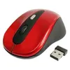 Image de Souris Sans Fils Universelle Optique 2600 Dpi 2.4 Ghz USB Plug & Play Rouge Neuf YONIS