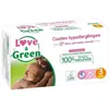 Image de LOVE AND GREEN Couches ecolabellisees Taille 3 - 52 couches