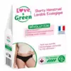 Image de Love & Green Shorty Menstruel Lavable Noir Flux Abondant