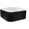Image de Spa gonflable - Ospazia - carré - 4 personnes - 155x155 cm - Noir - Filtre et bâche inclus