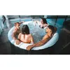 Image de SUNSPA Spa Gonflable 4 personnes rond - Pret en 5 minutes - Couverture et filtre inclus
