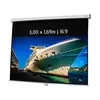 Image de ecrans manuels KIMEX 041-3418 manuel 3,00 x 1,69m - Format 16:9