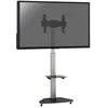 Image de supports tv sol sur roulettes KIMEX 030-2020 pour écran TV 37''-70'' Hauteur 120-180cm