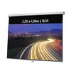 Image de Kimex - Écran de projection - montable sur mur, montable au plafond - 102.4" (260 cm) - 16:10 - Matte White - blanc