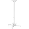 Image de Kimex - Kit de montage (removable mounting plate) - pour projecteur - adjustable height 75-115 cm - acier - blanc - montable au plafond