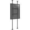Image de support vitrine KIMEX 032-1010K portrait pour écran TV 50'' - 100'' - Hauteur max 240cm