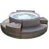 Image de Netspa Baignoire Gonflable Avec Panneaux Extérieurs Chaud Vita Premium 168x70 Cm + Furniture 5 Pieces 1100L