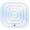 Image de NETSPA - SP-N1414014 - NetSpa Couvercle Gonflable pour Spa carré 128x128cm (Bohemian)