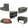 Image de 5 modules mobilier spa portable semi-rigide Octopus octogonal Bulles 4-6 places - Netspa