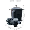 Image de Poolex Unité De Filtration Filter Max Tank Ø250mm Filtration 6.8m3/h 140w Up To 40m3 One Size