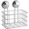 Image de Panier De Douche Avec Ventouse Chromée Milady