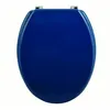 Image de Msv abattant wc mdf cléo bleu marine - charnières inox