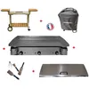 Image de Pack plancha électrique PLANCHAELEC LUX 830 INOX - CHARIOT ELYSEE 830