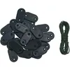 Image de Werkapro 10680 - Kit de 30 Fixations pour Brise Vue/Canisse - Inclus 4 mètres de fil de fer plastifié - Vertes