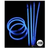 Image de 100 bracelets lumineux bleus - vistaglo 01b01b