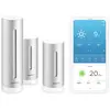 Image de Netatmo Smarte Wetterstation + Zusätzliches Innenmodul, Station météo, Blanc, Argent