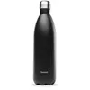 Image de Bouteille isotherme 1 L Matt noir - Qwetch - Noir - Inox