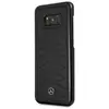 Image de Mercedes-Benz Couverture rigide en cuir véritable (Samsung Galaxy S8+), Coque pour téléphone portable, Noir