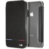 Image de BMW BMTRBKI65PUCARTCBKiPhone XS Max livre czarny/black Carbon Tricolor Stripe (Apple iPhone XS Max), Coque pour téléphone portable, Noir