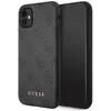 Image de Guess GUHCN61G4GFGR iPhone 11 6,1" szary/grey hard case 4G Metal Gold Logo (Apple iPhone 11), Coque pour téléphone portable, Gris