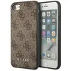 Image de Guess GUHCI8G4GFBR iPhone SE 2022 / 2020 / 7 / 8 br zowy/brown hard case 4G Metal Gold Logo (Apple iPhone 7, Apple iPhone 8), Coque pour téléphone portable, Marron, Or