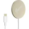 Image de Guess Chargeur MagSafe (15 W), Chargeur sans fil, Or