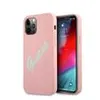 Image de Guess Hardcase Coque de Protection Vintage en Silicone pour iPhone 12 Pro Max 6,7' Vert rosé