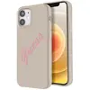 Image de Guess Couverture rigide Silicone Vintage (Apple iPhone 12, Apple iPhone 12 Pro), Coque pour téléphone portable, Gris, Rose