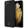 Image de Mercedes MEHCS21SSILBK S21 G991 noir / black solid silicone line (Samsung Galaxy S21), Coque pour téléphone portable, Noir