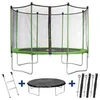 Image de Trampoline "Yoopi" - Ø 4.25 m - Avec Filet + Echelle + Couverture + Kit d'ancrage