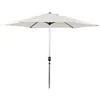 Image de Parasol jardin droit Alu "Sol" - Rond - Ø 3m - Ecru