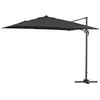Image de Parasol jardin déporté alu "Sun 3" 3 x 3 m - Noir