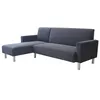 Image de Canapé d'angle tissu réversible "Rio" - 4 places - Gris