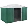 Image de Abri de jardin métal Rosas - 4,07 M² - Vert