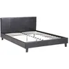 Image de lit lina - 140 x 190 cm - noir