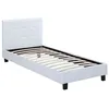 Image de lit julia - 90 x 190 cm - blanc