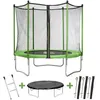 Image de Trampoline Yoopi - Diamètre 1,8 m - avec filet + echelle