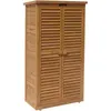 Image de Armoire de jardin Space - 87 x 46.5 x 160 cm - Marron
