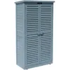 Image de armoire de jardin space - 87 x 46.5 x 160 cm - bleu ciel