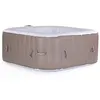 Image de spa gonflable monac en pvc - 6 places - taupe/creme
