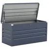 Image de Coffre de jardin métal Store - 680 L - 165 x 69 x 60 cm - Gris