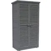 Image de armoire de jardin space - 87 x 46.5 x 160 cm - anthracite