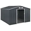Image de Abri de jardin métal Vegas - 7,06 m² - Gris