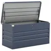 Image de Coffre de jardin métal Store - 480 L - 132 x 61 x 60 cm - Gris