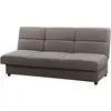 Image de Canape droit HABITAT ET JARDIN 3 places en lin gris 84 x 185 x 85 cm