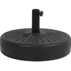 Image de Dalle circulaire à lester pour parasol de jardin - Noir