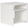 Image de chevet york 2 niches - blanc