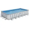 Image de Piscine tubulaire grise - "LUDO 5" - 7.32 x 3.66 x 1.32 m - sans filtration
