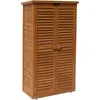 Image de Armoire de jardin Space - 87 x 46.5 x 160 cm - Marron